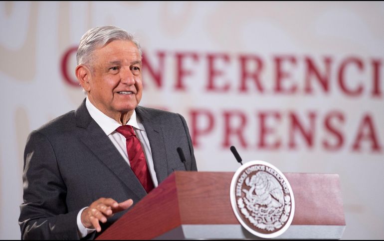 AMLO reitera que su gobierno busca que el sobreprecio que se pagó por la planta de fertilizantes que se calcula en 200 MDD, se devuelva. EFE /