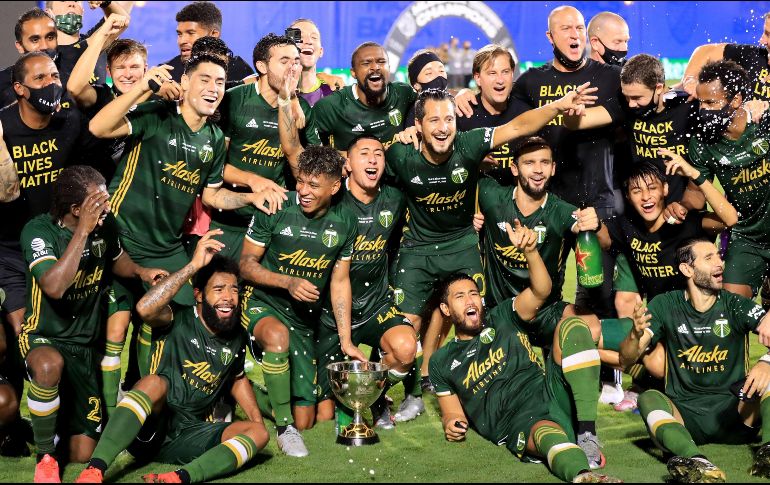 El equipo de Portland consiguió también un lugar en la próxima Liga de Campeones de Concacaf. AFP/S. Greenwood