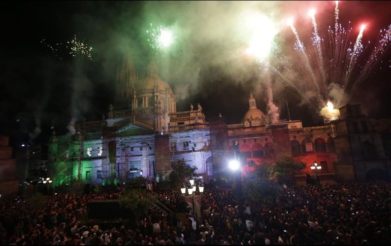En las festividades patrias no habrá gente en la explanada del Palacio de Gobierno ni habrá desfile militar. EL INFORMADOR/Archivo