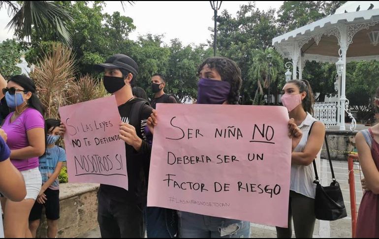 En el municipio de Puerto Vallarta la ciudadanía se ha manifestado para exigir justicia ante el caso. ESPECIAL / C. Ulloa
