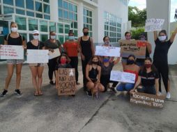 En los últimos días grupos de activistas se han movilizado en Puerto Vallarta para ejercer presión sobre autoridades. TWITTER / clademjal