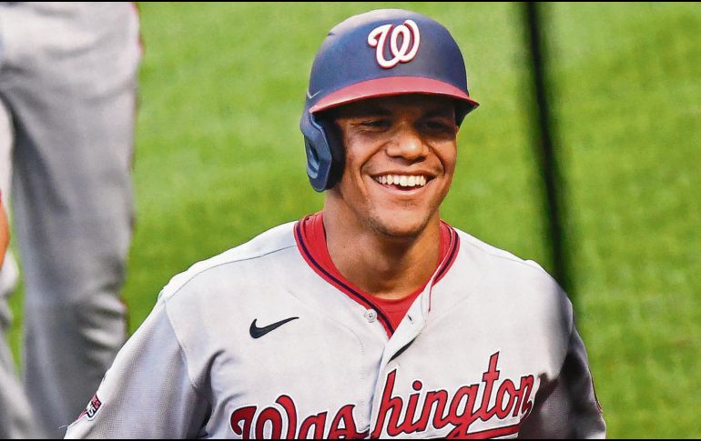 PELIGROSO. Soto logró un promedio de bateo de .448 en la semana más reciente de acción. AFP / S. Ryan