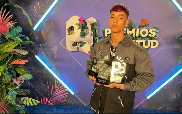 Natanael Cano obtuvo tres galardones en los Premios Juventud. INSTAGRAM / @natanael_cano