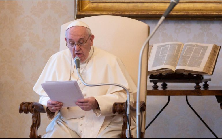 Francisco expresó que la nueva normalidad no debe incluir las injusticias sociales ni la degradación del ambiente. EFE /