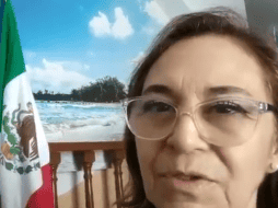 La mujer le dice al Mandatario que 