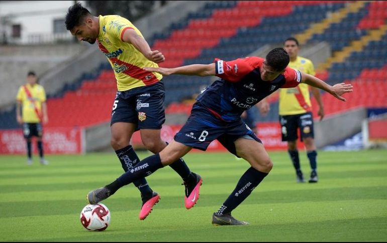 Tras un primer tiempo intermitente, en la segunda mitad Tepatitlán se mostró con mayor ímpetu en el terreno de juego. IMAGO 7/S. Bautista