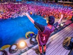 Las imágenes del parque acuático Maya Beach, tomadas el fin de semana, generaron asombro e incomprensión de muchos internautas. AFP / ARCHIVO