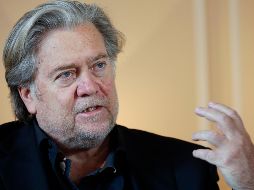 Junto al polémico ex asesor del mandatario fueron arrestadas e imputadas otras tres personas por su papel en un supuesto fraude en torno a la iniciativa ''We Build the Wall''. AP / ARCHIVO