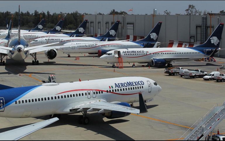 Aeroméxico celebrará un contrato con Apollo Global Management, para formalizar el compromiso de financiamiento. NTX/ARCHIVO