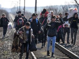 La violencia generada por grupos armados organizados provocó al menos 16 episodios de movilizaciones masivas. AFP/ARCHIVO