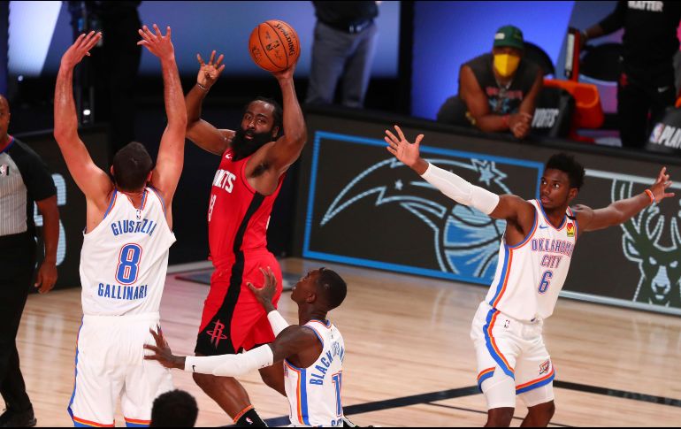 La “Barba”. Repartió nueve asistencias, además de marcar 21 puntos. AP/K. Klement