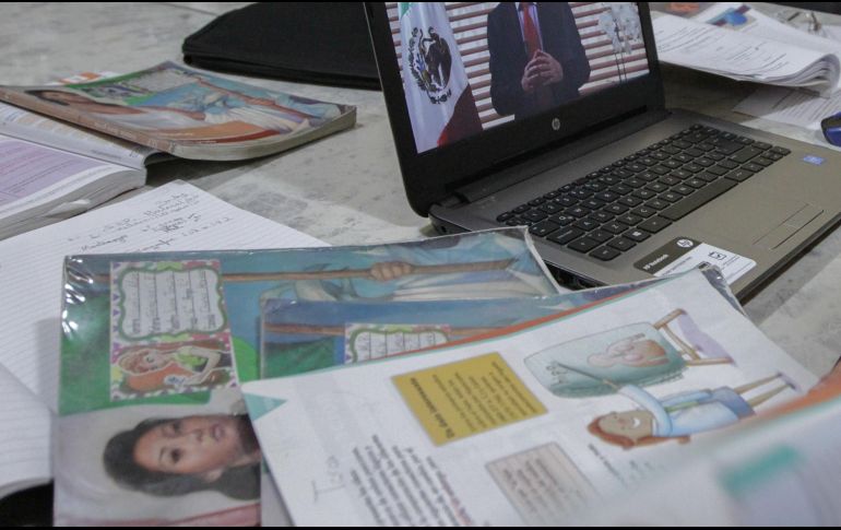 El lunes los alumnos de educación básica regresarán a clases de manera virtual. NOTIMEX/Archivo