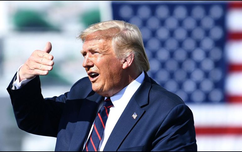 El texto afirma que Trump 