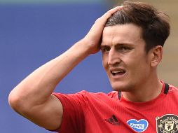 Maguire es el defensa mejor pagado del mundo, tras firmar el año pasado con el United procedente del Leicester en un acuerdo valuado en 97 MDD. AFP / ARCHIVO