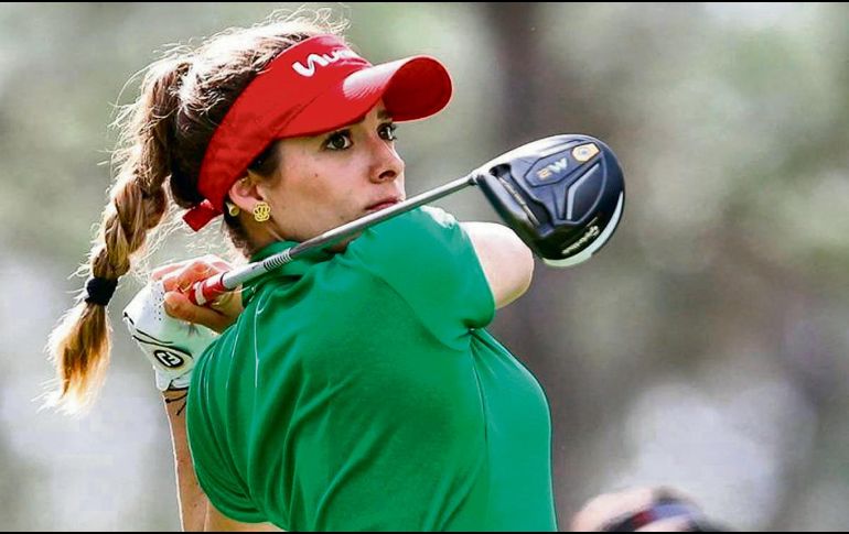 Gaby López firmó una tarjeta de 80 impactos, nueve arriba de par, para llegar a un acumulado de +9. AP