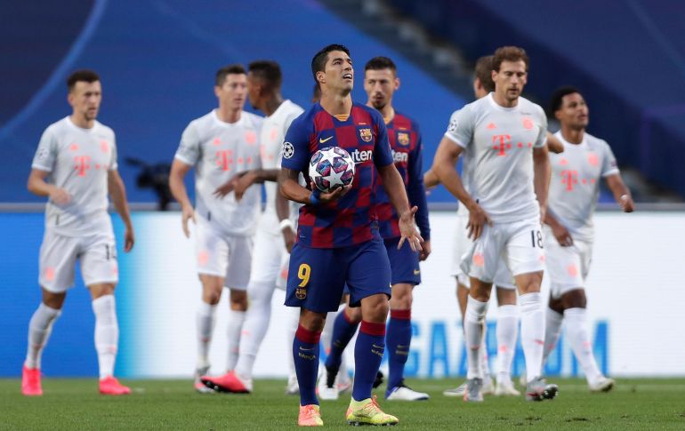 Con 198 goles en seis años, Luis es el tercer máximo goleador en la historia del Barca, por detrás de Lionel Messi (634) y César Rodríguez (232). AFP / ARCHIVO