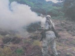 El hallazgo se dio luego de que los elementos de la GN realizaban un recorrido en el municipio. ESPECIAL