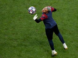 Keylor Navas se ejercitó con normalidad y con la intensidad requerida. AP / M. Fernandez