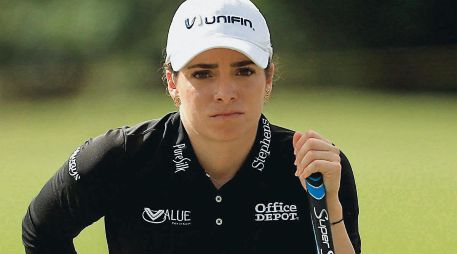 TERCERA RONDA. La mexicana está empatada en el lugar 63 en Escocia. AP