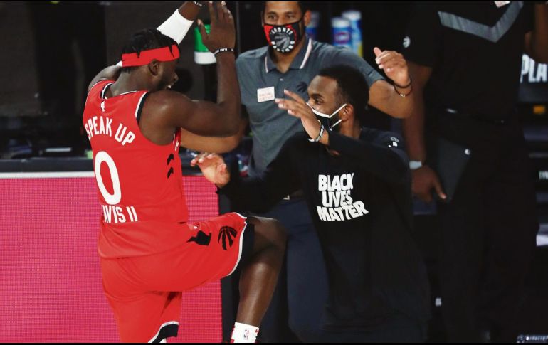 IMPARABLES. Los Raptors no tuvieron piedad de los Nets a pesar de perder elementos clave en algunos momentos de la serie. AP • K. Klement