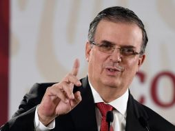 Marcelo Ebrard, secretario de Relaciones Exteriores. AFP/ARCHIVO