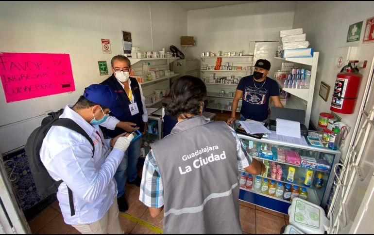 Visitaron locales ubicados entre la calle Jesús García a Manuel Acuña, y de avenida Alcalde a la calle Jesús González Ortega. ESPECIAL