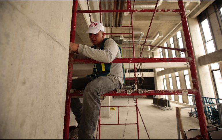El personal ocupado total en la industria de la construcción aumentó 1.1% con relación a mayo. EL INFORMADOR/Archivo