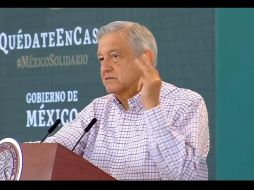 López Obrador ofrece su conferencia de prensa en las instalaciones de la 11 Región Militar. TWITTER / @lopezobrador_