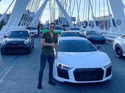 El automóvil de Alfredo Valenzuela fue asegurado por la Policía Vial. INSTAGRAM / @alfredovlza