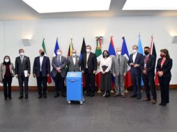 Ebrard también anunció la donación de equipos a Aguascalientes, Baja California, Estado de México, Nuevo León, San Luis Potosí, Sonora, Puebla, Tlaxcala, Veracruz y Yucatán. TWITTER/@SRE_mx