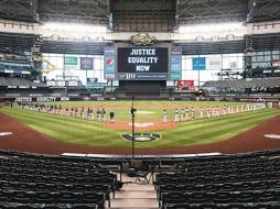 PROTESTAS. Así lució el Miller Park a principios de la temporada, mientras que ayer no tuvo actividad.  ESPECIAL