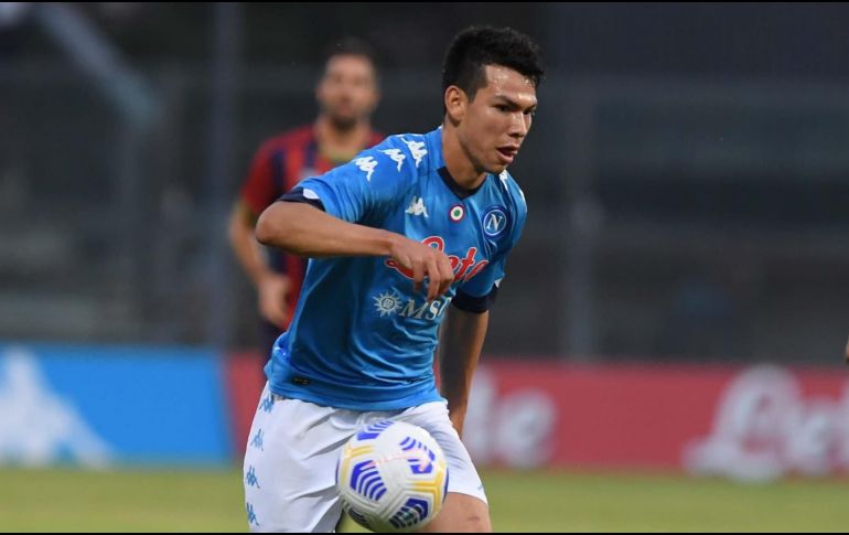 El mexicano consiguió anota el quinto y octavo gol del partido. TWITTER / @sscnapoliES