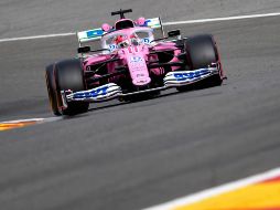 Sergio Pérez cubrió los siete mil 04 metros del circuito de Spa-Francorchamps en un minuto, 44 segundos y 493 milésimas. AP/J. Thys