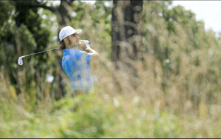 Abraham Ancer, marcó una sólida jornada en par de campo, 70 golpes. AFP/A. Lyons