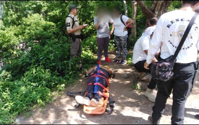 Señalan que el hombre se cayó y se golpeó en las costillas. ESPECIAL