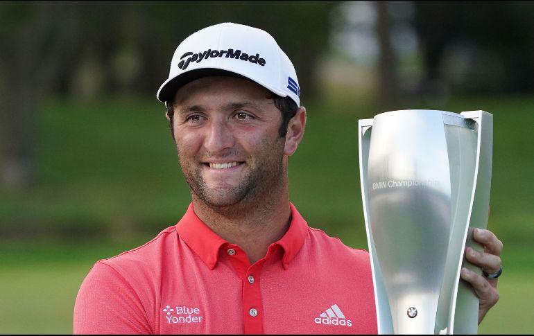 Jon Rahm consiguió hacerse con el BMW Championship. AFP