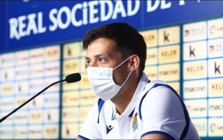 El futbolista canario, procedente del Manchester City, había sido sometido en la mañana de este lunes a un test PCR en un centro hospitalario de la capital guipuzcoana que ha confirmado la enfermedad. TWITTER / @RealSociedad