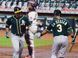 MONITOREADOS. El caso positivo en los Atléticos se confirmó el pasado domingo. AFP / B. Levey