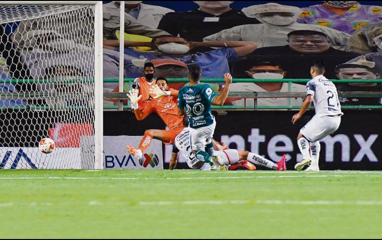 DESCOMPUESTOS. El Atlas no supo manejar su gol tempranero y los Panzas Verdes les dieron la vuelta antes de acabar el primer tiempo. IMAGO7