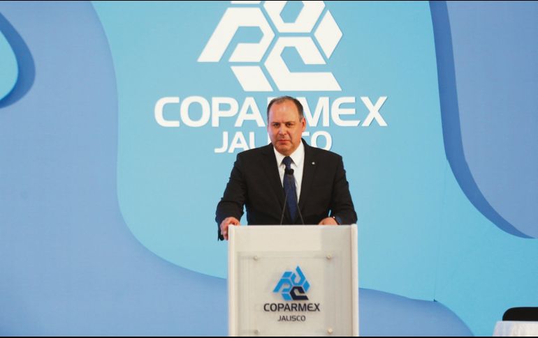 LIDERAZGO. Gustavo de Hoyos ha exigido al Gobierno mayor apoyo a los empresarios.  EL INFORMADOR• G. Gallo