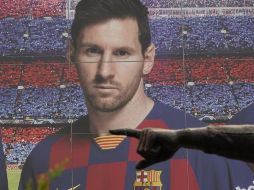 Messi anunció hace una semana su intención de abandonar el Barcelona tras 20 años en el club español. EFE/A. García