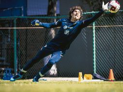 GUILLERMO OCHOA. El arquero fue factor en el último triunfo de las Águilas. TWITTER/@ClubAmerica