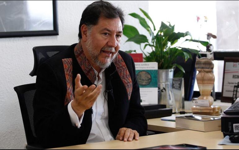 Noroña denunció que en la Cámara de Diputados existió una operación de Estado para elegir a la nueva Mesa Directiva. NTX/ARCHIVO