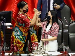 Para ser electa, Sauri contó con los votos de diputados de Morena y la incorporación de perredistas a su bancada. SUN/D. Simón