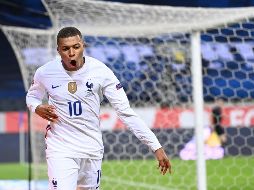 Un chispazo del delantero Kylian Mbappé, que anotó a los 41 minutos el gol de la victoria, permitió a Francia arrancar con un triunfo su andadura en la Liga de Naciones. AFP / J. Nackstrand