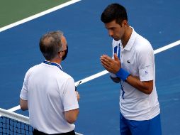 Djokovic pidió perdón al US Open y a todos los asociados por su comportamiento. EFE / J. Szenes