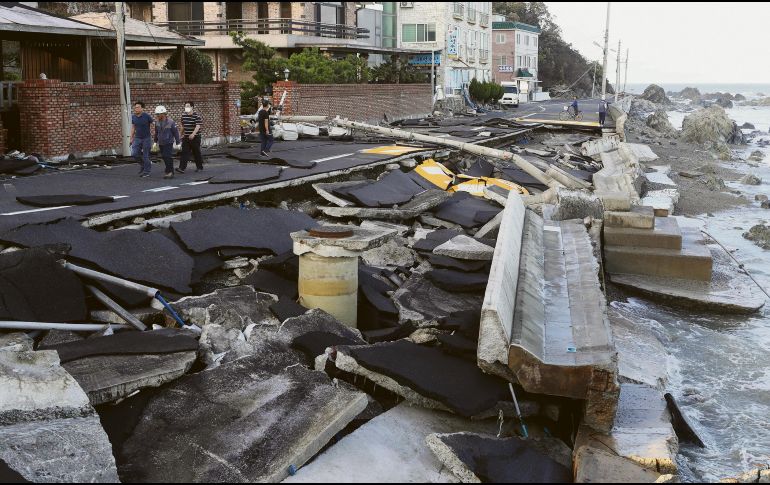 DAÑOS. El meteoro golpeó con intensidad durante el fin de semana. AP