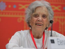 Poniatowska se define a sí misma como una periodista activa y no piensa retirarse. NTX / ARCHIVO