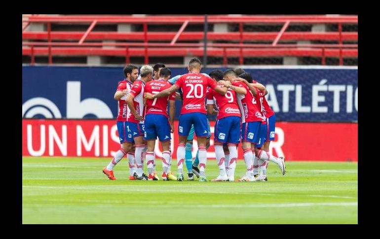 El San Luis llegó a ocho puntos, y la victoria le da un respiro a Memo Vázquez. TWITTER/@AtletideSanLuis