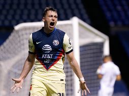 LETAL. El charrúa marcó el gol de la victoria para las Águilas del América. IMAGO7